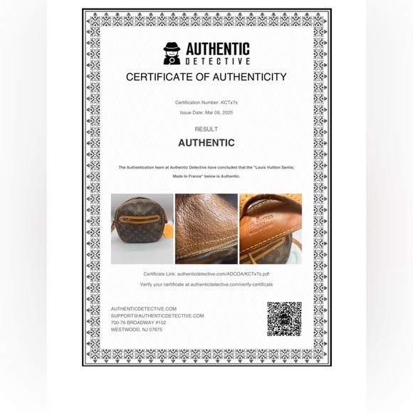 Louis Vuitton Senlis VINTAGE - Picture 8 of 12